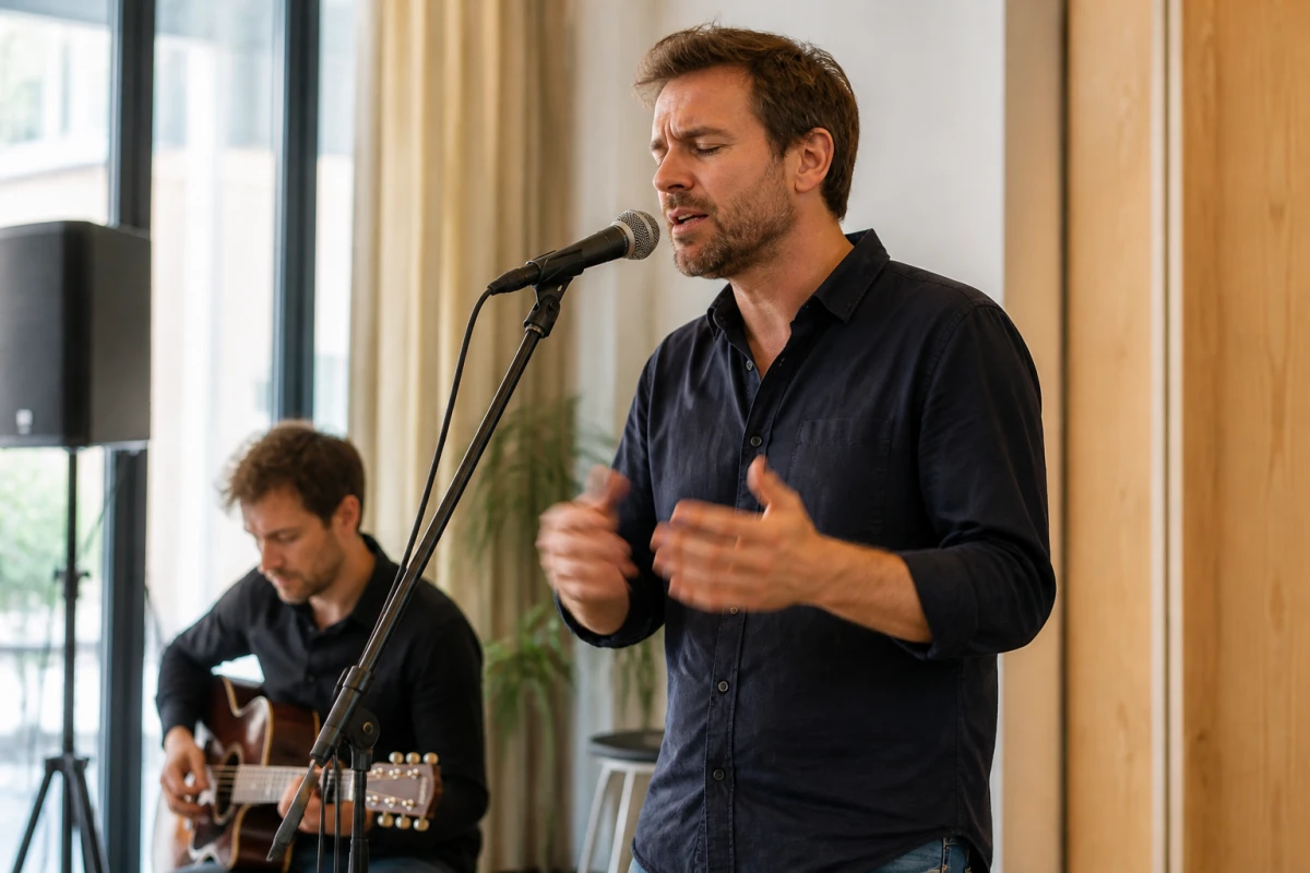 Chanteur solo, duo musical ou live band : quel musicien choisir pour votre mariage ?